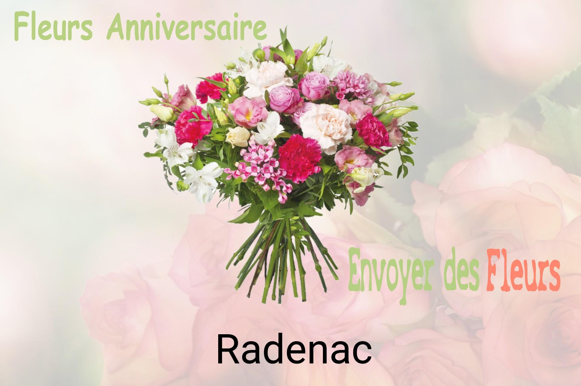 Bouquet de fleurs d’anniversaire livré à Radenac